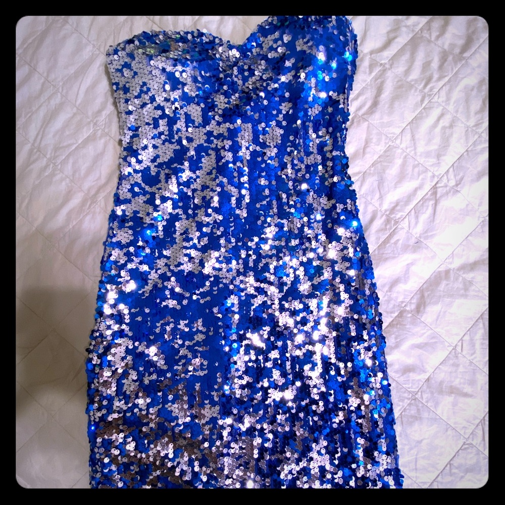 Sequins mini dress